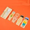 Wooden Human Body Puzzle Anatomy Play Skeleton Toy 5 Layers Body Structure Montessori Puzzles Preschool Learning
