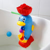 Kids Shower Bath Toys Cute Yellow Duck Waterwheel Elephant Toys Baby Faucet Bathing Water Spray Tool Dabbling Toy  baby toys